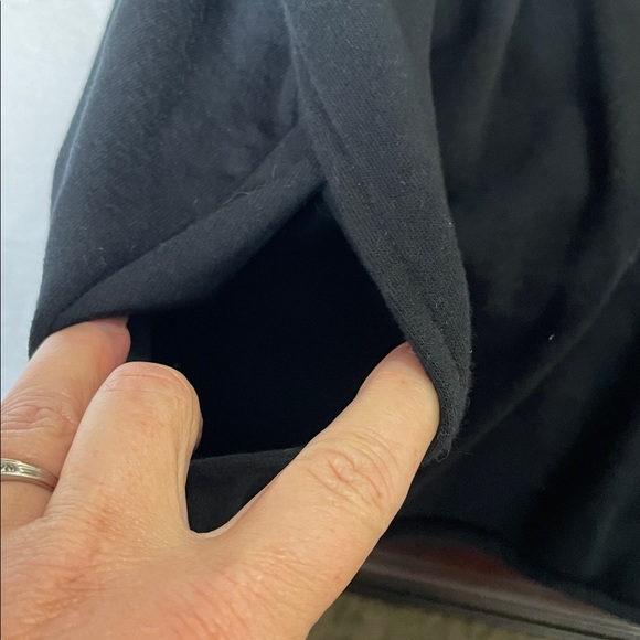 Jackson Rowe | Black | Larrea | Cotton | Hi-Low | Sweatshirt Dress | Size S - Picture 6 of 16